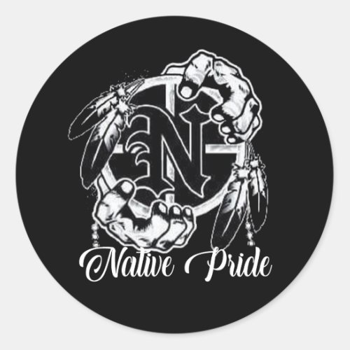 Native Pride NAHM Classic Round Sticker