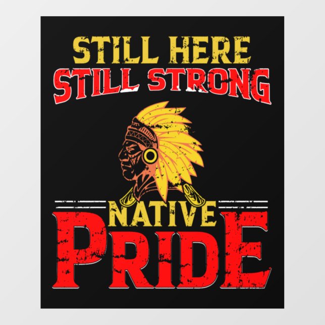 Native Pride Window Cling (Sheet)