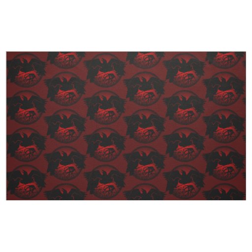 Native Raven Art Fabric Raven Crow Tribal Fabrics
