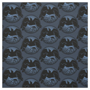 Native Raven Art Fabric Raven Crow Tribal Fabrics