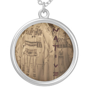 Native Silver Plated Necklace
