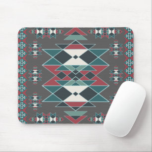 Native Southwestern Indian Art Blanket Design Mouse Pad