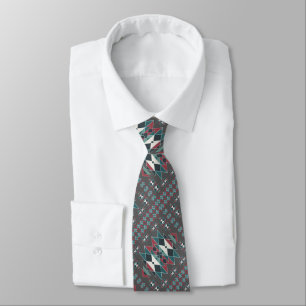 Native Southwestern Indian Art Blanket Design Neck Tie