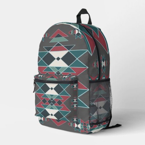 Native Southwestern Indian Art Blanket Design Printed Backpack
