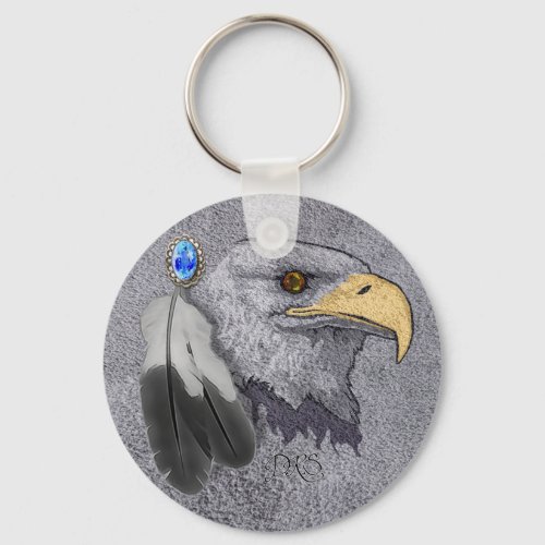 Native Spirit Eagle Keychain