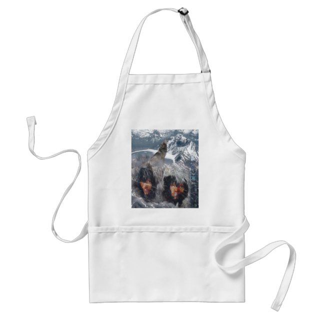 Native Spirit in Alaska Adult Apron (Front)