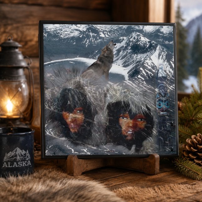 Native Spirit in Alaska Ceramic Tile (Native Spirit in Alaska Ceramic Tile)