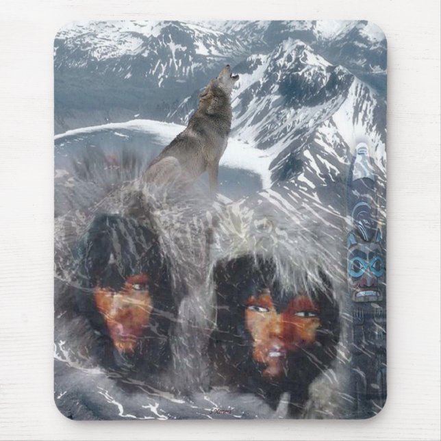 Native Spirit in Alaska Mouse Pad (Front)