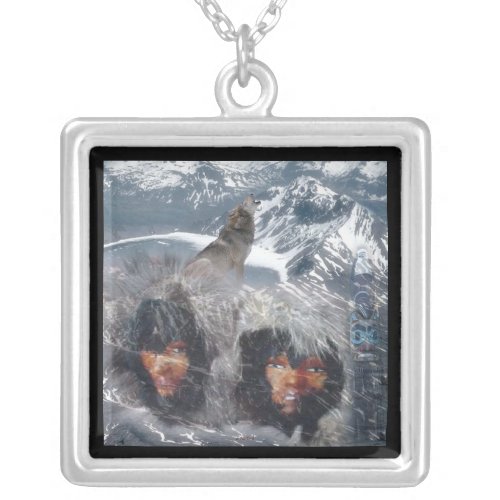 Native Spirit in Alaska Silver Plated Necklace