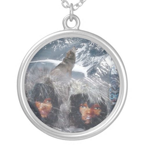 Native Spirit in Alaska Silver Plated Necklace