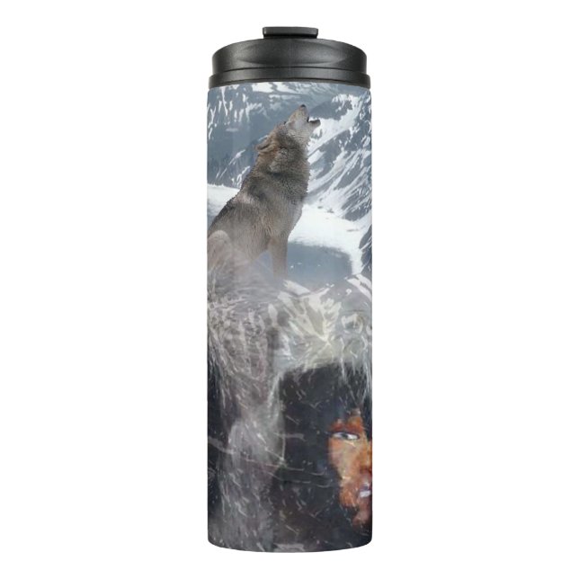 Native Spirit in Alaska Thermal Tumbler (Front)