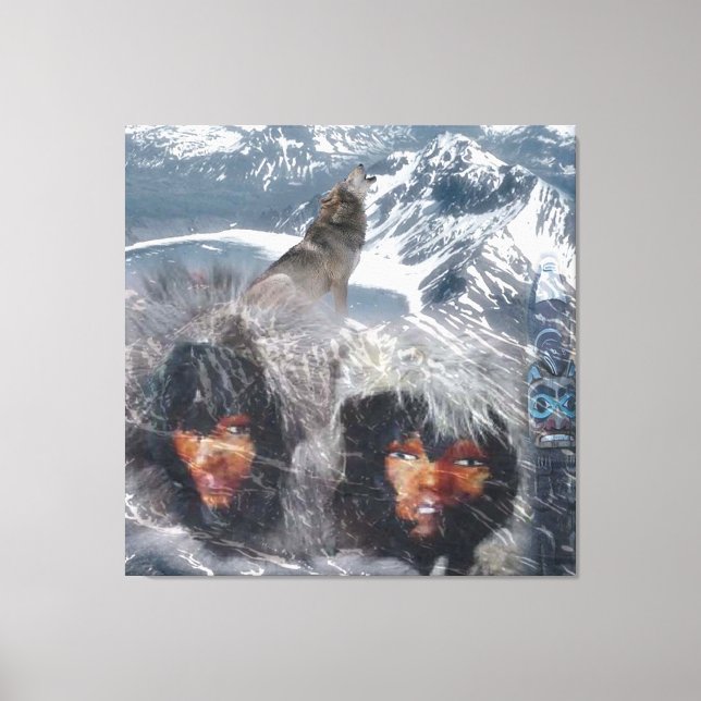 Native Spirit of Alaska Canvas Print (Front)