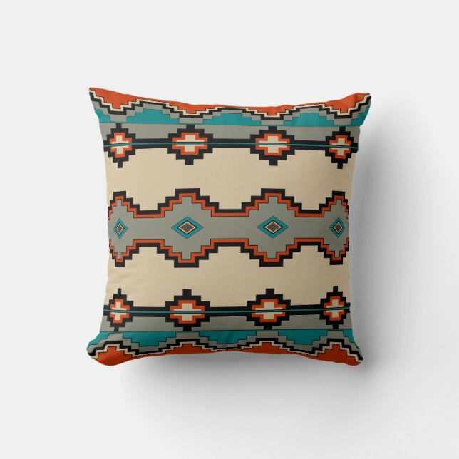 Native Spirit Throw Pillow (Front)
