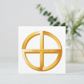 Native Spirituality 5.25" x 5.25" Flat Card (Standing Front)