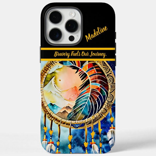 Native Storyteller Firestarter: Tribal Art Case-Mate iPhone Case (Back)