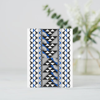 Native Sun and Rain in Blue Note Card