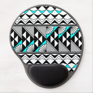 Native Sun and Rain in Turquoise Gel Mouse Pad