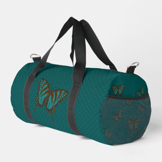 Native Swallowtail Duffle Bag (Right Corner)