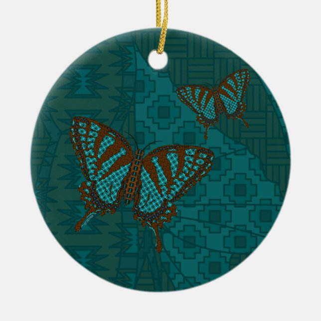 Native Swallowtail Ornament (Front)