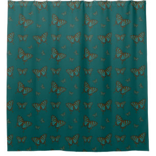 Native Swallowtail Shower Curtain