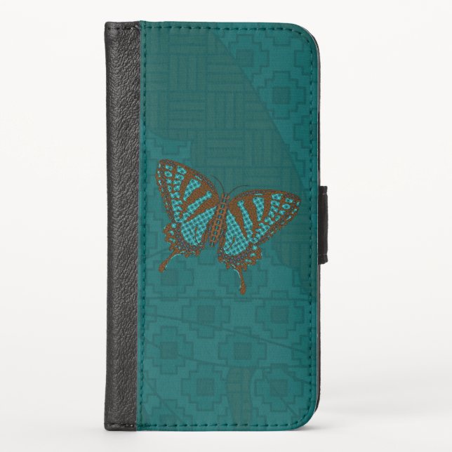 Native Swallowtail Smartphone Wallet Case (Front)