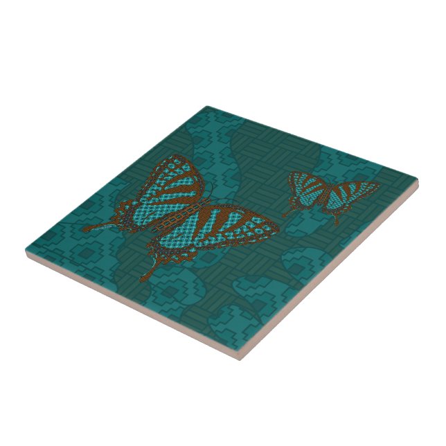 Native Swallowtail Tile (Side)