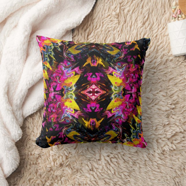 Native Swirl...... Throw Pillow (Blanket)