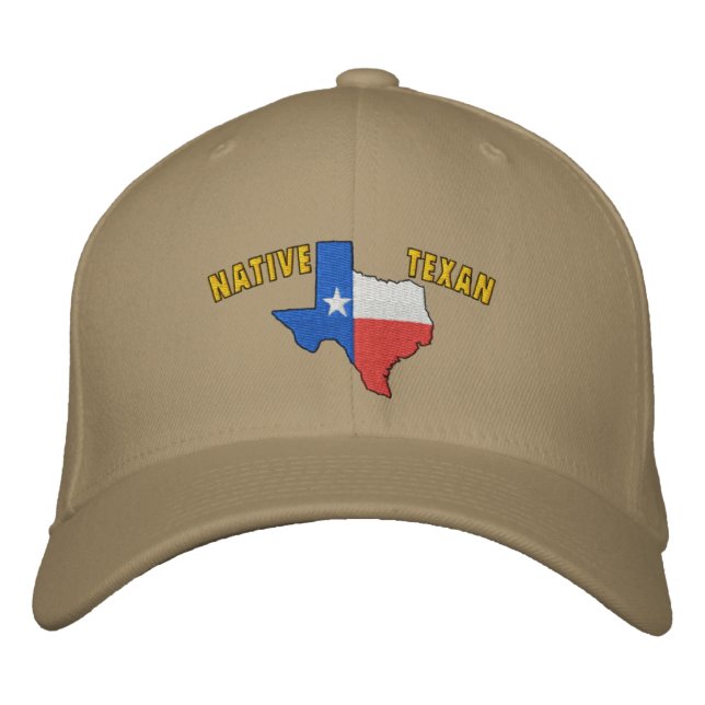 Native Texan Embroidered Hat (Front)