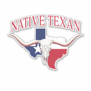 Native Texan Sticker