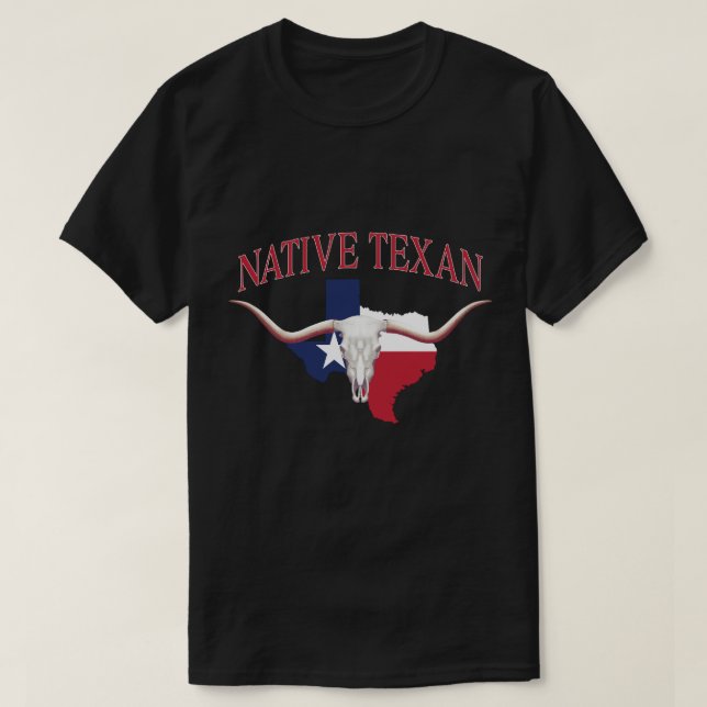 Native Texan T-Shirt (Design Front)