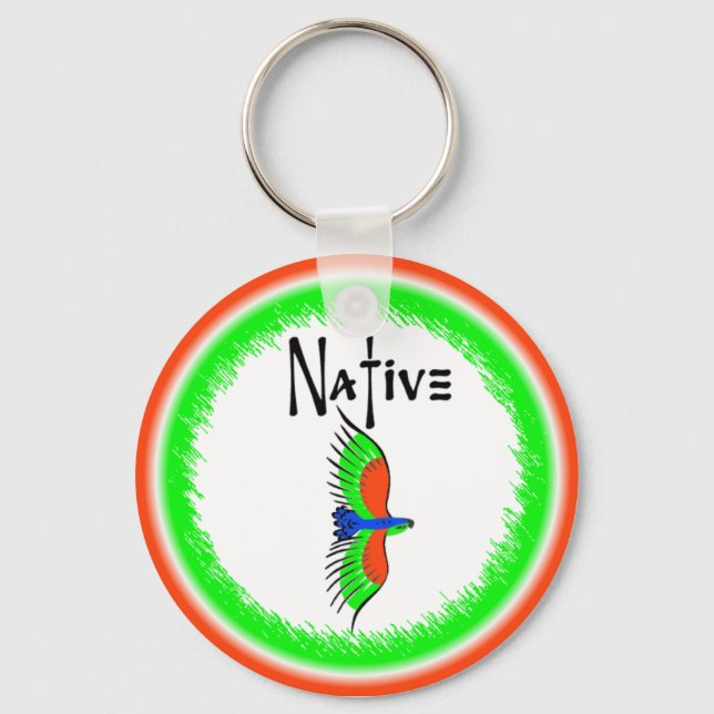 NATIVE THUNDERBIRD KEYCHAIN (Front)
