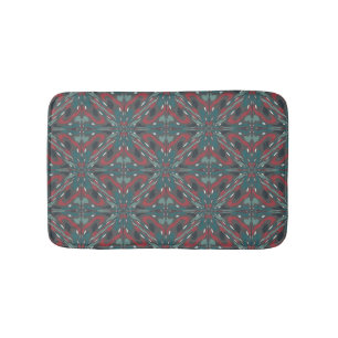 Native Tribal Southwestern Colors Pattern Bath Mat