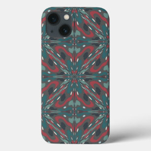 Native Tribal Southwestern Colors Pattern iPhone 13 Case