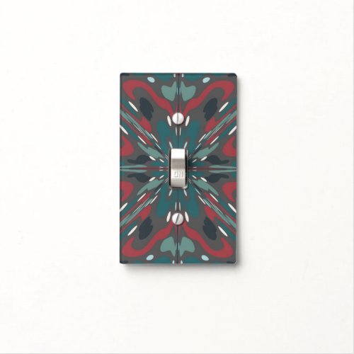 Native Tribal Southwestern Colors Pattern Light Switch Cover