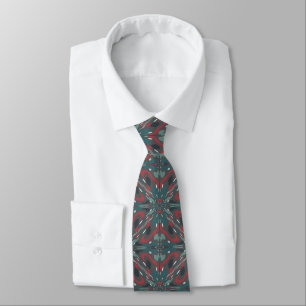 Native Tribal Southwestern Colors Pattern Neck Tie
