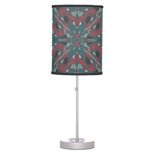 Native Tribal Southwestern Colors Pattern Table Lamp
