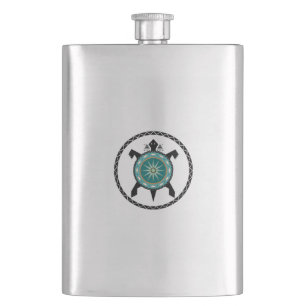 Native Turtle Flask