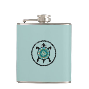 Native Turtle Flask
