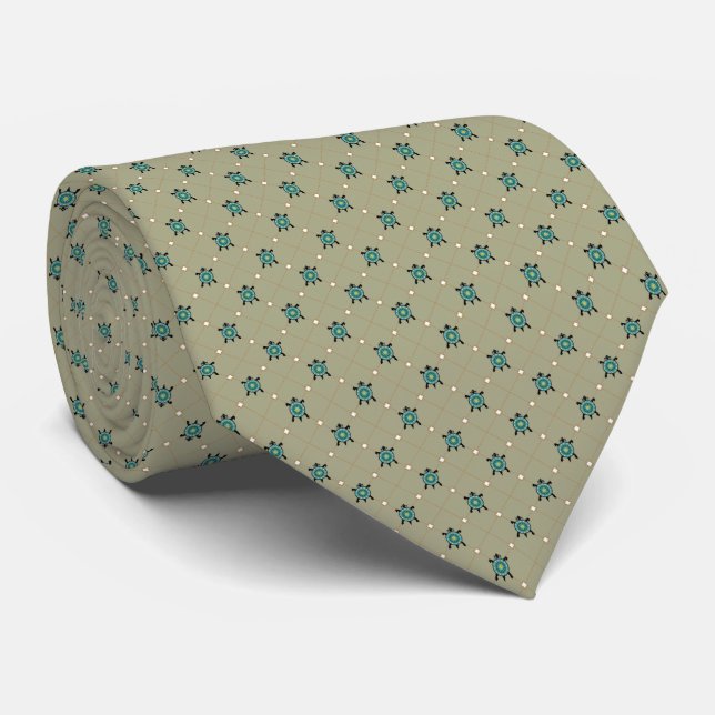 Native Turtle Neck Tie (Rolled)