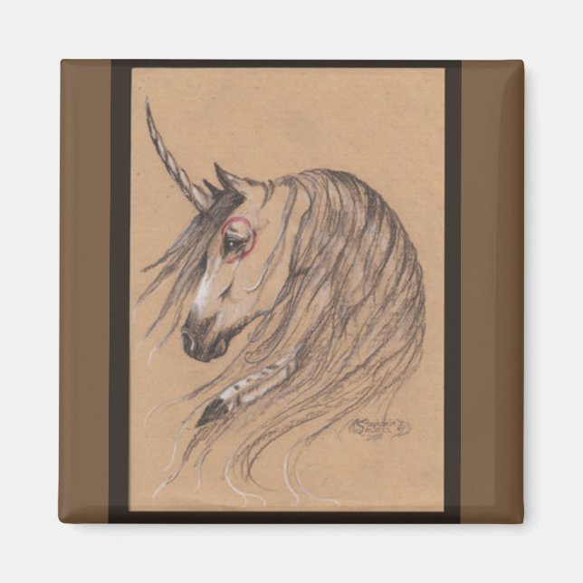 Native Unicorn Magnet (Front)