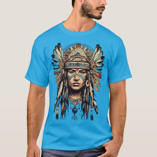native usa symbol tshirt