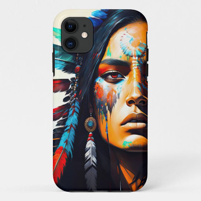 Native Warrior 7 Case-Mate iPhone Case (Back)