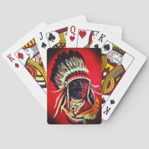 Native Warrior Classic Playing Cards