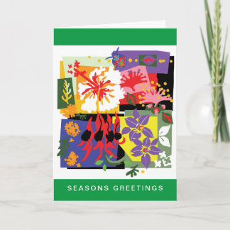 Native WILDFLOWERS - Australian Christmas card