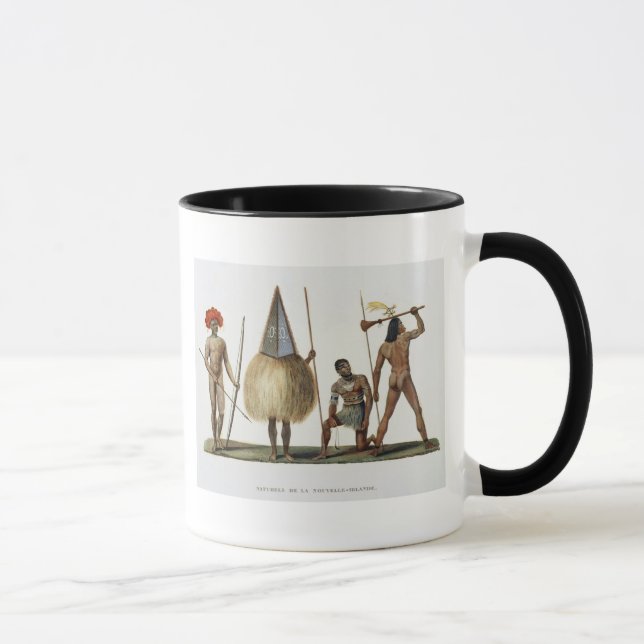 Natives of New Ireland, from 'Voyage autour du Mon Mug (Right)