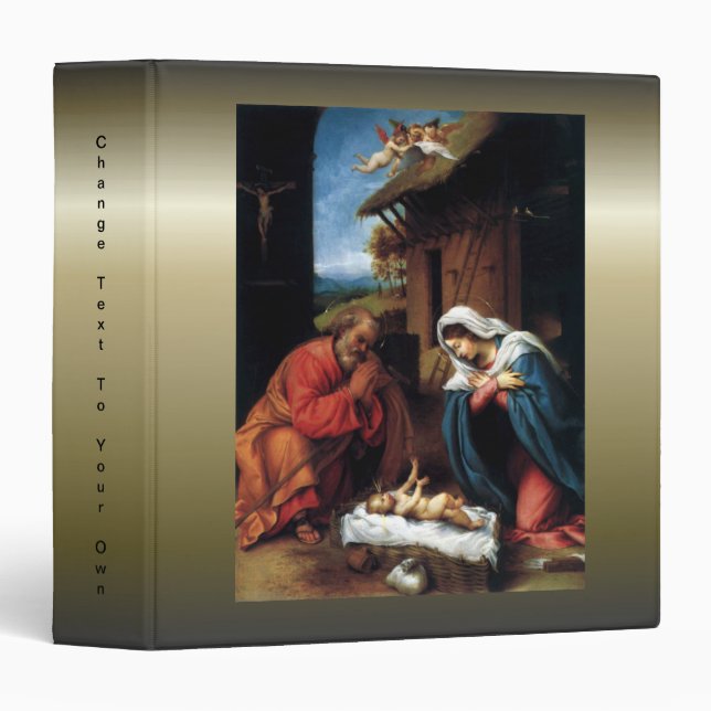 Nativity 3 Ring Binder (Front/Spine)