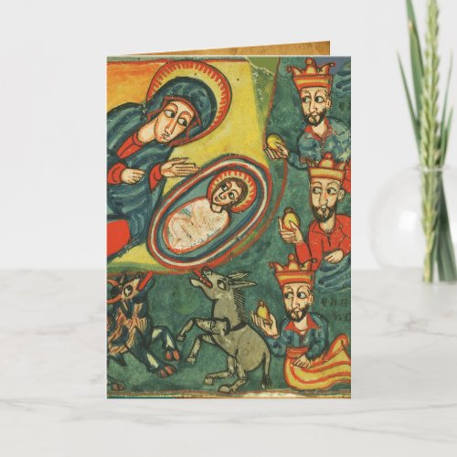 NATIVITYADORATION OF MAGI IRISH CHRISTMAS PRAYER HOLIDAY CARD