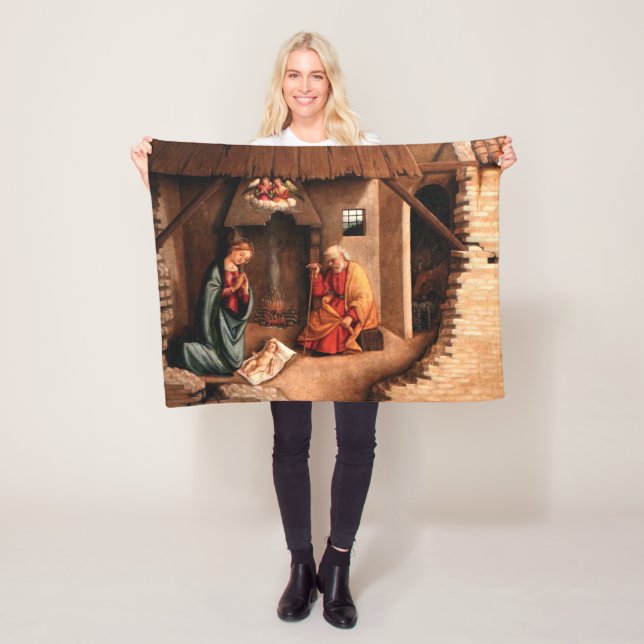 Nativity - Agabiti Fleece Blanket (In Situ)