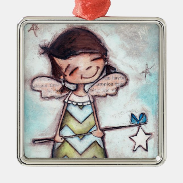 Nativity Angel - Premium Ornament (Front)