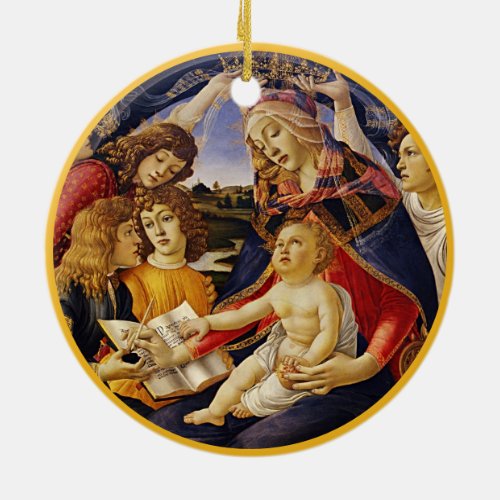 Nativity Art Christmas Ceramic Ornament